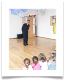 Wizyta dh Dariusza Gruszki w Przedszkolu Samorzdowym                    fot. Przedszkole