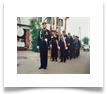 Boe Ciao - 1991 r. Dowdca: Wadysaw Stypua, Poczet Sztandarowy: (od prawej) Jan Habrat,